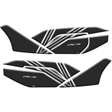 Gogomoto Honda Pcx 2021 - 2023 Uyumlu Yan Ayak Pad 001