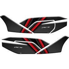 Gogomoto Honda Pcx 2021 - 2023 Uyumlu Yan Ayak Pad 002