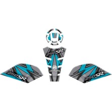 Gogomoto Cf Moto 250 Sr 2020 - 2023 Uyumlu Tank Pad Set 010