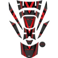 Gogomoto Honda Pcx 2018 - 2020 Uyumlu Tank Pad Set 001