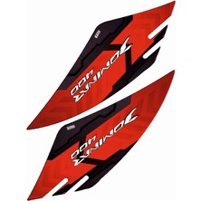 Gogomoto Bajaj Dominar 400 2017 - 2023 Uyumlu Yan Pad 004