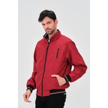 Marjinal City Bordo Içi Gömlek Astarlı Su ve Rüzgar Geçirmez Mevsimlik Erkek Mont