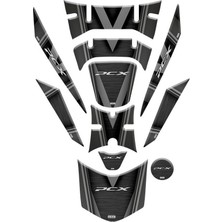Gogomoto Honda Pcx 2018 - 2020 Uyumlu Tank Pad Set 002