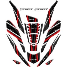 Gogomoto Honda Pcx 2021 - 2023 Uyumlu Tank Pad Set 002