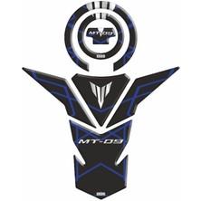 Gogomoto Yamaha MT09 2013 - 2018 Uyumlu Tank Pad Set 006