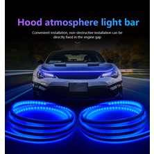 Kepmorpho Peugeot 607 Kaput Ledi, Gündüz Ledi, Silikon 150CM Mavi