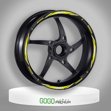 Gogomoto Mondial Drift L Flo Sarı Jant Şeridi