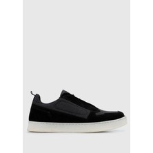 ProvoQ Siyah Deri Erkek Sneaker
