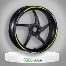 Gogomoto Florasan Sarı Iıı Yamaha Nmax Uyumlu Jant Şeridi