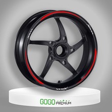 Gogomoto Reflektör Kırmızı Iıı Yamaha Xmax Uyumlu Jant Şeridi