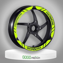 Gogomoto Cf Moto Uyumlu Flo Sarı Jant Şeridi
