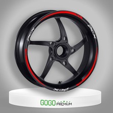 Gogomoto Reflektör Kırmızı Iv Honda Pcx Uyumlu Jant Şeridi