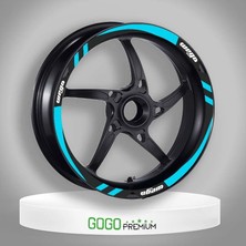 Gogomoto Tvs Wego 110 2012 - 2022 Uyumlu Mavi Jant Şeridi