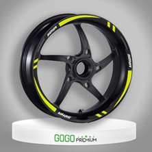 Gogomoto Kanuni Seha 150 2022 - 2023 Uyumlu Jant Şeridi Sarı