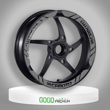 Gogomoto Cf Moto Uyumlu Siyah Jant Şeridi