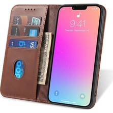 Xstep Case Xstepcase Apple iPhone 13 Pro 6.1 Inç Cep Telefonu Kasası Cüzdan Manyetik Deri Standı Buzağı Dokusu Telefon Kapağı (Yurt Dışından)