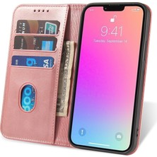 Xstep Case Xstepcase Apple iPhone 13 Pro 6.1 Inç Cep Telefonu Kasası Cüzdan Manyetik Deri Standı Buzağı Dokusu Telefon Kapağı (Yurt Dışından)