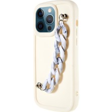 Xstep Case Xstepcase Apple iPhone 12 Pro Max Için Max 6.7 Inç Yumuşak Tpu Kasa Mat Kaplama Koruyucu Arka Kapak Zincir Bilezik El Kayışı (Yurt Dışından)