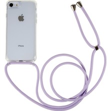 Xstep Case Xstepcase Apple iPhone 7/8 / Se (2020) / Se (2022) Için Geri Kasa, Düşme Koruması Açık Tpu+Akrilik Telefon Kapağı Lanyard ile (Yurt Dışından)