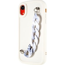 Xstep Case Xstepcase Apple iPhone Xr Için Mat Telefon Kılıfı 6.1 Inç Bileklik Zinciri Esnek Tpu Koruyucu Kapak (Yurt Dışından)