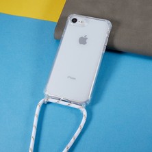 Xstep Case Xstepcase Apple iPhone 7/8 / Se (2020) / Se (2022) Için Geri Kasa, Düşme Koruması Açık Tpu+Akrilik Telefon Kapağı Lanyard ile (Yurt Dışından)