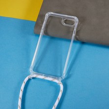 Xstep Case Xstepcase Apple iPhone 7/8 / Se (2020) / Se (2022) Için Geri Kasa, Düşme Koruması Açık Tpu+Akrilik Telefon Kapağı Lanyard ile (Yurt Dışından)