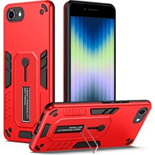 Xstep Case Xstepcase Apple iPhone 7/8 4.7 Inç / Se (2020) / Se (2022) Pc + Tpu Kickstand Telefon Kasası Parmak Kavrama Koruyucu Kapak (Yurt Dışından)