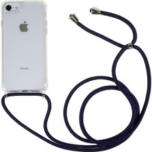 Xstep Case Xstepcase Apple iPhone 7/8 / Se (2020) / Se (2022) Için Geri Kasa, Düşme Koruması Açık Tpu+Akrilik Telefon Kapağı Lanyard ile (Yurt Dışından)