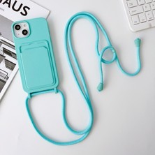 Xstep Case Xstepcase Apple iPhone 13 6.1 Inç Telefon Kasası Için Önleyici Sıvı Sıvı Silikon Koruyucu Kapak Kart Yuvası, Kayış (Yurt Dışından)