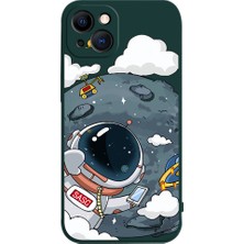 Xstep Case Xstepcase Apple iPhone 13 6.1 Inç Astronot Desen Baskı Koruyucu Kapak Önleme Önleyici Telefon Kasası Için Tpu Telefon Kasası (Yurt Dışından)