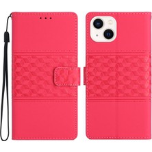 Xstep Case Xstepcase Apple iPhone 13 Mini 5.4 Inç Retro Baskılı Desen Cep Telefon Kılıf Stand Standı Anti-Drop Cilt Dokunma Duygu Deri Deri Cüzdan Kapağı Kayış (Yurt Dışından)