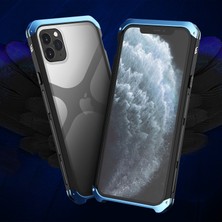 Xstep Case Xstepcase Apple iPhone 11 Için Element Kutusu Max 6.5 Inç Damla Koruma 3 Parçalı Tasarım Cep Telefonu Kılıfları Metal +Temperli Cam Hibrid Arka Kapak (Yurt Dışından)