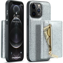 Xstep Case Xstepcase Apple iPhone 12 Pro Max Için Dg.ming M3 Serisi 6.7 Inç 2'si 1 Arada Pu Deri Kaplamalı Pc+Tpu Şok Geçirmez Geri Kickstand Manyetik Çıkarılabilir Fermuar Cüzdan Telefon Kapağı (Yurt Dışından)