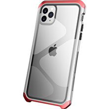 Xstep Case Xstepcase Apple iPhone 11 Pro 5.8 Inç Temperli Cam Panel Şeffaf Kılıf 3 Parçalı Tasarım Şok Geçirmez Metal Çerçeve Telefon Kapağı (Yurt Dışından)