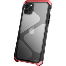 Xstep Case Xstepcase Apple iPhone 11 Için Element Kutusu Max 6.5 Inç Damla Koruma 3 Parçalı Tasarım Cep Telefonu Kılıfları Metal +Temperli Cam Hibrid Arka Kapak (Yurt Dışından)