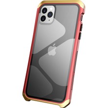 Xstep Case Xstepcase Apple iPhone 11 Için Element Kutusu Max 6.5 Inç Damla Koruma 3 Parçalı Tasarım Cep Telefonu Kılıfları Metal +Temperli Cam Hibrid Arka Kapak (Yurt Dışından)