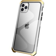 Xstep Case Xstepcase Apple iPhone 11 Için Element Kutusu Max 6.5 Inç Damla Koruma 3 Parçalı Tasarım Cep Telefonu Kılıfları Metal +Temperli Cam Hibrid Arka Kapak (Yurt Dışından)