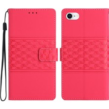 Xstep Case Xstepcase Apple iPhone 6/7/8 Için 4.7 Inç / 6s 4.7 Inç / Se (2020) / Se (2022) Pu Deri Deri Dokunma Hissi Telefon Kapağı Retro Retro Basılı Desen Standı Flip Cüzdan Kılıfı Kayışlı (Yurt Dışından)