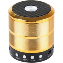 Toptan Bulurum Torima Yeni Model  WS-887 Mini Bluetooth Ses Bombası Altın Renk