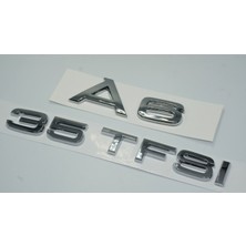 Dk Audi A6 35 Tfsi Krom Abs 3m 3D Bagaj Yazı Logo Orjinal Ürün