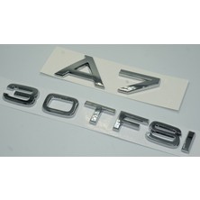 Dk Audi A7 30 Tfsi Krom Abs 3m 3D Bagaj Yazı Logo Orjinal Ürün