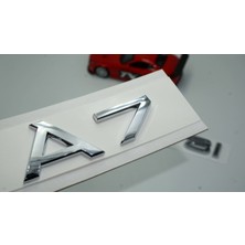 Dk Audi A7 55 Tfsi Krom Abs 3m 3D Bagaj Yazı Logo Orjinal Ürün