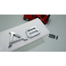 Dk Audi A8 50 Tfsi Krom Abs 3m 3D Bagaj Yazı Logo Orjinal Ürün