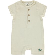 Civil Baby Erkek Bebek Patiksiz Tulum 6-18 Ay Bej