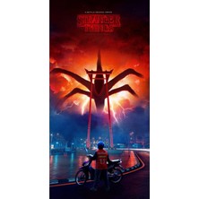 Anime And Your World Stranger Things Defter 1 Adet Özel Tasarım A4 Boyutu 21*29 cm Telli Çizgili Büyük Boy Defter