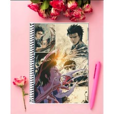 Anime And Your World Kiseijuu Sei No Kakuritsu Anime   Defter 1 Adet Özel Tasarım A4 Boyutu 21*29 cm  Telli Çizgili