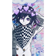 Anime And Your World Kokichi Ouma Defter 1 Adet Özel Tasarım A4 Boyutu 21*29 cm Telli Çizgili Büyük Boy Defter