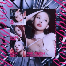 Anime And Your World Blackpink(Rose-Lisa-Jennie-Jisoo Defter 1 Adet A4 Boyutu 21*29 cm Telli Çizgili Büyük Boy Defter