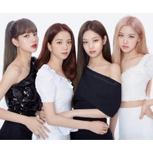 Anime And Your World Blackpink(Rose-Lisa-Jennie-Jisoo Defter 1 Adet A4 Boyutu 21*29 cm Telli Çizgili Büyük Boy Defter