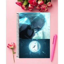 Vivy Fluorite Eye's Song Anime Defter 1 Adet Özel Tasarım A4 Boyutu 21*29 cm  Telli Çizgili defter